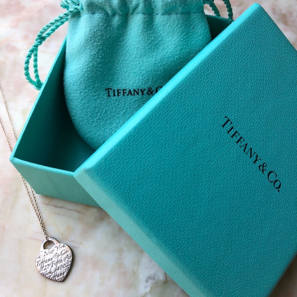 Authentic Tiffany & Co. Heart Tag Necklace